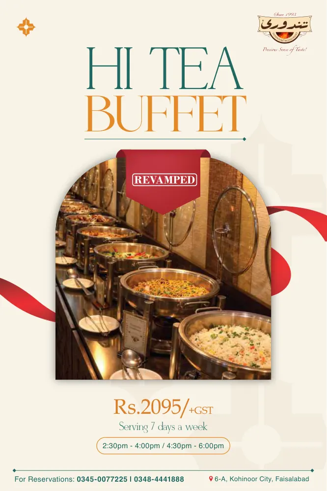 FSD Hi Tea Buffet Menu page 1