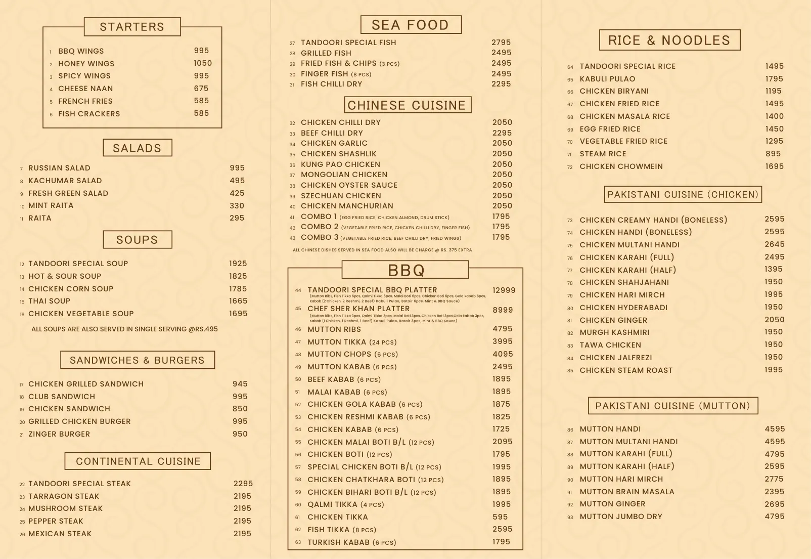 Wah Main Menu page 2